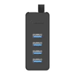 ORICO W5P-U3-30 4-Port USB 3.0 Desktop HUB with 30cm Micro USB Cable Power Supply - Image 2