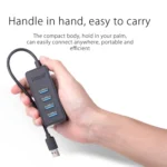 ORICO W5P-U3-30 4-Port USB 3.0 Desktop HUB with 30cm Micro USB Cable Power Supply - Image 11