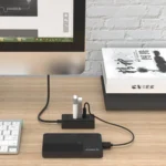 ORICO W5P-U3-30 4-Port USB 3.0 Desktop HUB with 30cm Micro USB Cable Power Supply - Image 8