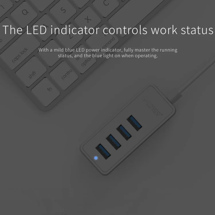 PC0050B_15.webp ORICO W5P-U3-100 4-Port USB 3.0 Desktop HUB with 100cm Micro USB Cable Power Supply - Image 16