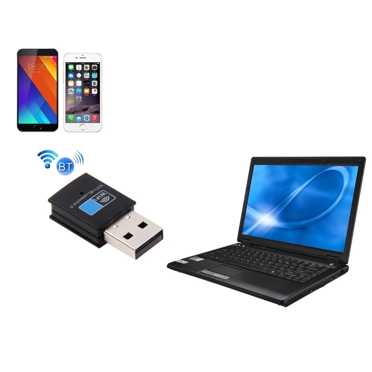 PC0053_6.webp 2 in 1 Bluetooth 4.0 + 150Mbps 2.4GHz USB WiFi Wireless Adapter - Image 7