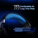 KOTION EACH G2000 Over-ear Game Gaming Headphone Headset Earphone Headband with Mic Stereo Bass LED Light for PC Gamer,Cable Length: About 2.2m(White + Red) - Image 15