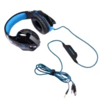 KOTION EACH G2000 Over-ear Game Gaming Headphone Headset Earphone Headband with Mic Stereo Bass LED Light for PC Gamer,Cable Length: About 2.2m(White + Red) - Image 6