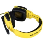 KOTION EACH G4000 USB Version Stereo Gaming Headphone Headset Headband with Microphone Volume Control LED Light for PC Gamer,Cable Length: About 2.2m - Image 4