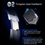 KOTION EACH G9000 3.5mm Game Gaming Headphone Headset Earphone Headband with Microphone LED Light for Laptop / Tablet / Mobile Phones,Cable Length: About 2.2m - Image 9