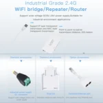 VONETS VAP11G-500S High Power CPE 20dbm Mini WiFi 300Mbps Bridge WiFi Repeater Signal Booster, Outdoor Wireless Point to Point, No Abstacle - Image 6