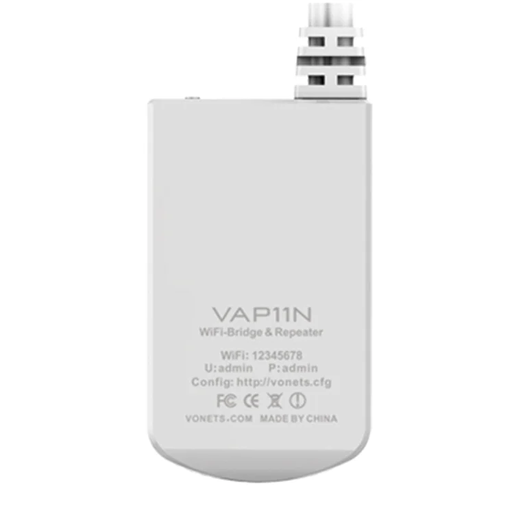 PC0133W_3.webp VONETS VAP11N Mini WiFi 300Mbps Repeater WiFi Bridge, Best Partner of IP Device / IP Camera / IP Printer / XBOX / PS3 / IPTV / Skybox - Image 4