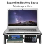 Lenovo ThinkPad GM100 Laptop Stand Monitor Elevated Stand with Phone Holder - Image 9