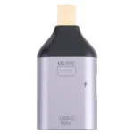 2 in 1 4K 60Hz Mini DP Male to USB-C / Type-C Charging + USB-C / Type-C Female Adapter - Image 4