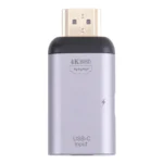 2 in 1 4K 60Hz HDMI Male to USB-C / Type-C Charging + USB-C / Type-C Female Adapter - Image 4