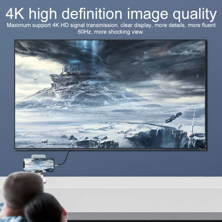PC0168_7.webp 2 in 1 4K 60Hz HDMI Male to USB-C / Type-C Charging + USB-C / Type-C Female Adapter - Image 8