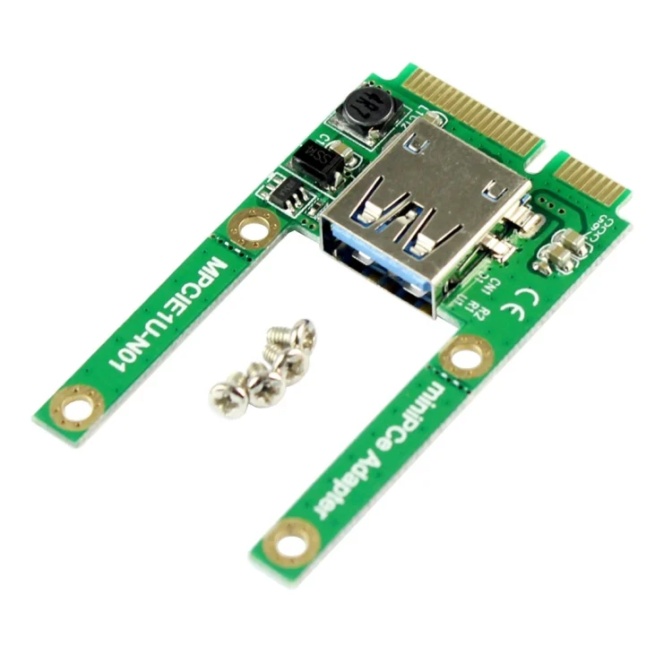 PC0180_2.webp Mini PCI-E Card Slot Expansion MPCIE to USB 2.0 Interface Adapter Riser Card - Image 3