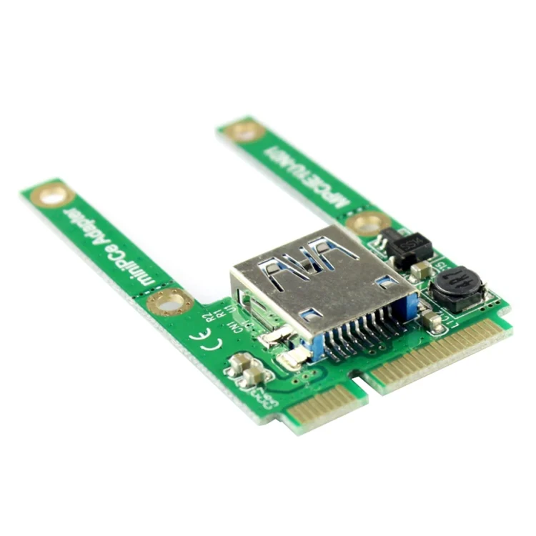 PC0180_3.webp Mini PCI-E Card Slot Expansion MPCIE to USB 2.0 Interface Adapter Riser Card - Image 4