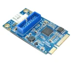MINI PCI-E to USB 3.0 Front 19 Pin Desktop PC Expansion Card with 4 Pin Power Connection Port - Image 4