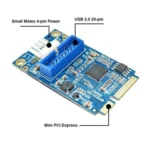 MINI PCI-E to USB 3.0 Front 19 Pin Desktop PC Expansion Card with 4 Pin Power Connection Port - Image 5