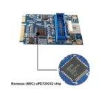 MINI PCI-E to USB 3.0 Front 19 Pin Desktop PC Expansion Card with 4 Pin Power Connection Port - Image 6
