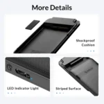 ORICO 2577U3-V1 Grid Texture Design 2.5 inch USB3.0 Micro-B Hard Drive Enclosure Box - Image 13