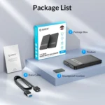 ORICO 2577U3-V1 Grid Texture Design 2.5 inch USB3.0 Micro-B Hard Drive Enclosure Box - Image 14