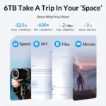 ORICO 2577U3-V1 Grid Texture Design 2.5 inch USB3.0 Micro-B Hard Drive Enclosure Box - Image 8