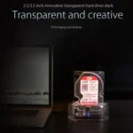 ORICO 6139U3 2.5 / 3.5 inch Transparent SATA to USB 3.0 Hard Drive Dock Station - Image 11