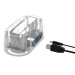 ORICO 6139U3 2.5 / 3.5 inch Transparent SATA to USB 3.0 Hard Drive Dock Station - Image 5