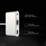 P27 Metal Cover Micro USB to HDMI + VGA HDTV Converter Digital AV Adapter, Power by EZCast, Support iOS / Android / Windows System - Image 8