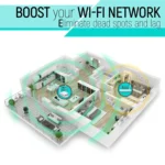 300Mbps Wireless-N Range Extender WiFi Repeater Signal Booster Network Router with 2 External Antenna, EU Plug - Image 12