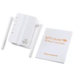300Mbps Wireless-N Range Extender WiFi Repeater Signal Booster Network Router with 2 External Antenna, EU Plug - Image 5