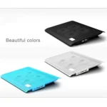 NUOXI L112A Four Fans Adjustable Speed Silent Notebook Computer Cooling Base USB Cooler Pad with 2 x USB Ports - Image 7
