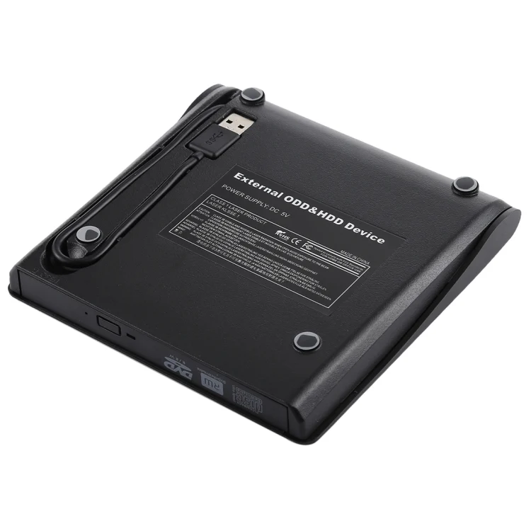 PC0336_2.webp Brushed Texture USB 3.0 POP-UP Mobile External DVD-Rw DVD / CD Rewritable Drive External ODD & HDD Device - Image 3