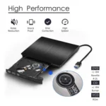 Brushed Texture USB 3.0 POP-UP Mobile External DVD-Rw DVD / CD Rewritable Drive External ODD & HDD Device - Image 7
