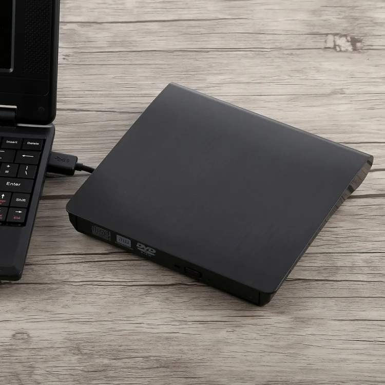 PC0336_9.webp Brushed Texture USB 3.0 POP-UP Mobile External DVD-Rw DVD / CD Rewritable Drive External ODD & HDD Device - Image 10