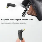 USB-C / Type-C Female to 5.5 x 2.5mm Male Plug Elbow Adapter Connector - Image 6