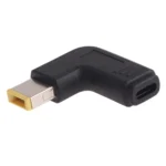 USB-C / Type-C Female to Lenovo Big Square Male Plug Elbow Adapter Connector for Lenovo Laptops - Image 2