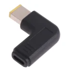 USB-C / Type-C Female to Lenovo Big Square Male Plug Elbow Adapter Connector for Lenovo Laptops - Image 3
