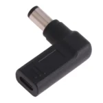 USB-C / Type-C Female to 7.4 x 5.0mm Male Plug Elbow Adapter Connector for Dell Laptops - Image 3