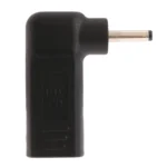 USB-C / Type-C Female to 3.0 x 1.1mm Male Plug Elbow Adapter Connector - Image 4