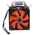 CoolAge AMD CPU Heatsink Hydraulic Bearing Cooling Fan Double Cooling Fan 3 Pin for Intel LGA775 115X AM2 AM3 AM4 FM1 FM2 1366 - Image 3