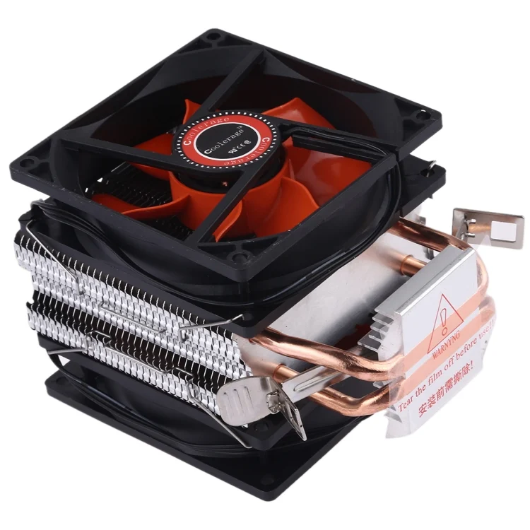 PC0436_5.webp CoolAge AMD CPU Heatsink Hydraulic Bearing Cooling Fan Double Cooling Fan 3 Pin for Intel LGA775 115X AM2 AM3 AM4 FM1 FM2 1366 - Image 6