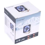 CoolAge AMD CPU Heatsink Hydraulic Bearing Cooling Fan Double Cooling Fan 3 Pin for Intel LGA775 115X AM2 AM3 AM4 FM1 FM2 1366 - Image 8