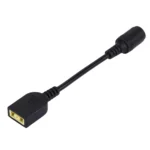Big Square Female (First Generation) to 7.9 x 5.5mm Female Interfaces Power Adapter Cable for Laptop Notebook, Length: 10cm - Image 2