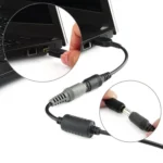 Big Square Male (First Generation) to 7.9 x 5.5mm Female Interfaces Power Adapter Cable for Laptop Notebook, Length: 10cm - Image 5