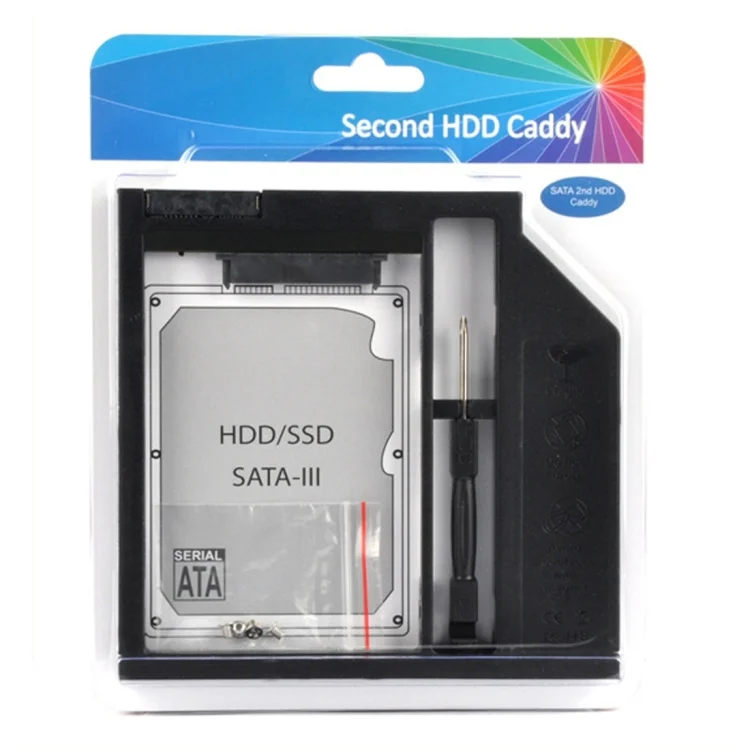PC0556B_6.webp Universal 9 / 9.5mm SATA3 Hard Disk Drive HDD Caddy Adapter Bay Bracket for Notebook - Image 7