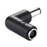 DC 7406 Male  to DC 7406 Female Connector Power Adapter for HP Laptop Notebook, 90 Degree Right Angle Elbow - Image 4