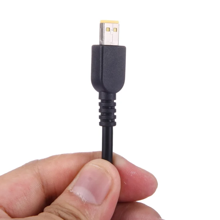 PC0603_3.webp 7.9x5.5mm Female to Lenovo Small Square Male Power Adapter Cable for Lenovo Laptop Notebook, Length: About 10cm - Image 4
