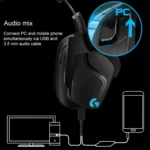 Logitech G633S Dolby 7.1 Surround Sound Stereo Colorful Lighting Noise Reduction Competition Gaming Wired Headset - Image 9