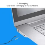 Logitech H110 Dual 3.5mm Audio Plugs Stereo Headset - Image 6