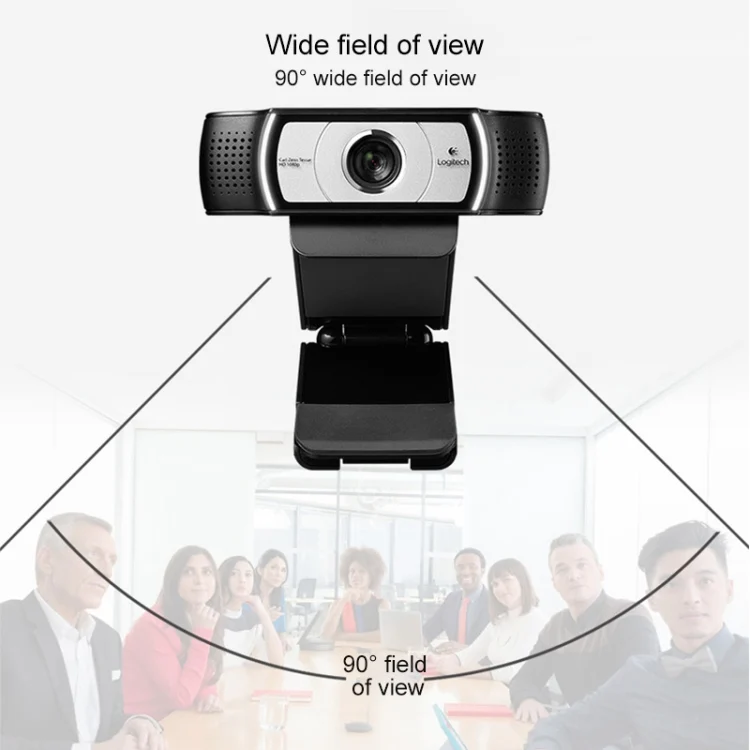 PC0626_4.webp Logitech C930C 1080P 30FPS Business HD WebCam with Protective Cover - Image 5