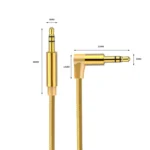 AV01 3.5mm Male to Male Elbow Audio Cable, Length: 2m - Image 5