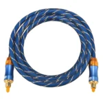 EMK LSYJ-A 2m OD6.0mm Gold Plated Metal Head Toslink Male to Male Digital Optical Audio Cable - Image 3